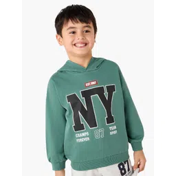 Juniors by Babyshop Boys Printed Hooded Sweatshirt-picture-28