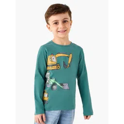 Juniors by Babyshop Boys Printed Round Neck Cotton t-shirts-picture-37