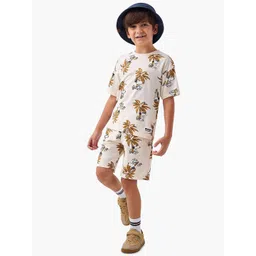 Juniors by Babyshop Boys Printed T-shirt with Shorts-picture-38