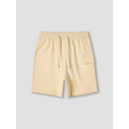 Juniors by Babyshop Boys Solid Regular Fit Mid-Rise Drawstring Closure Cotton Shorts-picture-34