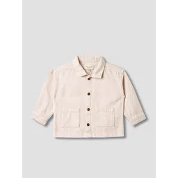 Juniors by Babyshop Boys Solid Spread Collar Cotton Casual Shirt-picture-41