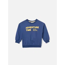 Juniors by Babyshop Boys Typography Printed Cotton Sweatshirt-picture-32
