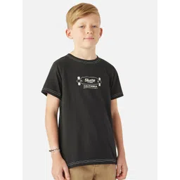Juniors by Babyshop Boys Typography Printed Round Neck T- Shirt-picture-16