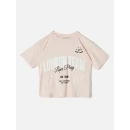 Juniors by Babyshop Girls Typography Printed Round Neck Cotton T-shirt-picture-16