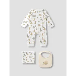 Juniors by Babyshop Infant Boys 3-Pcs Printed Cotton Baby Apparel Gift Set-picture-18