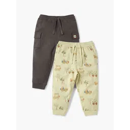 juniors by babyshop Juniors by BabyshopInfants Boys Pack Of 2 Assorted Joggers-picture-38