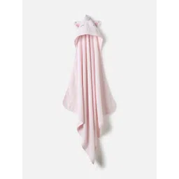 Juniors by Babyshop Kids Pink Unicorn Applique Printed Hooded Cotton 210 GSM Bath Towel-picture-38