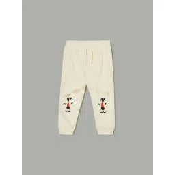 Juniors By Lifestyle Beige Cotton Regular Fit Trackpants-picture-17