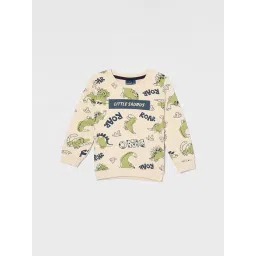 Juniors by Lifestyle Boys Beige Cotton Printed Sweatshirt-picture-10