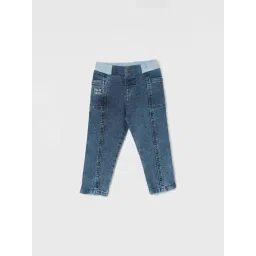 Juniors by Lifestyle Boys Blue Cotton Solid Jeans-picture-34