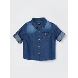 Juniors by Lifestyle Boys Faded Opaque Printed Casual Shirt image 1