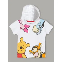 Juniors by Lifestyle Boys Graphic Printed Hooded Cotton T-shirt-picture-22