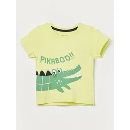 Juniors by Lifestyle Boys Graphic Printed Round Neck Cotton T-shirt-picture-56