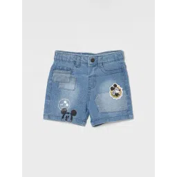 Juniors by Lifestyle Boys Mid Blue Printed Shorts-picture-15