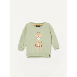Juniors by Lifestyle Boys Olive Cotton Printed Sweatshirt-picture-24