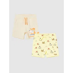 Juniors by Lifestyle Boys Pack of 2 Printed Cotton Shorts-picture-50