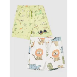 Juniors by Lifestyle Boys Pack of 2 Printed Shorts-picture-17