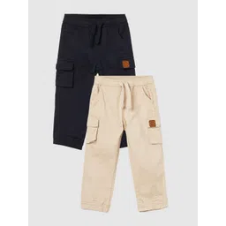 Juniors by Lifestyle Boys Pack of 2 Regular Fit Cargo Joggers-picture-12