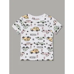 Juniors by Lifestyle Boys Printed Applique T-shirt-picture-37