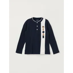 Juniors by Lifestyle Boys Printed Cotton Henley Neck Tshirts-picture-47