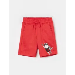 Juniors by Lifestyle Boys Red Cotton Solid Shorts-picture-36