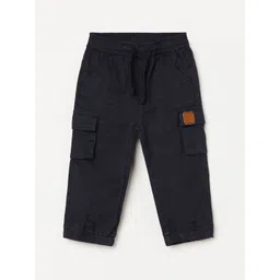 Juniors by Lifestyle Boys Regular Fit Mid-Rise Cargos Trousers-picture-21