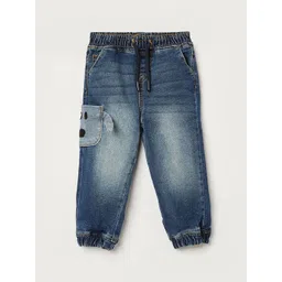 Juniors by Lifestyle Boys Regular Fit Mid-Rise Low Distress Heavy Fade Jeans-picture-20