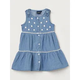 Juniors by Lifestyle Embroidered A-Line Dress-picture-32