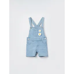 Juniors by Lifestyle Girls Blue Applique Dungree image 1