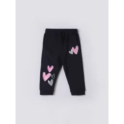 Juniors by Lifestyle Girls Blue Cotton Print Track Pants-picture-19