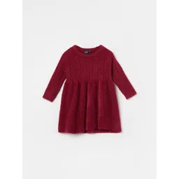 Juniors by Lifestyle Girls Cable Knit Pullover with Fuzzy Detail-picture-20