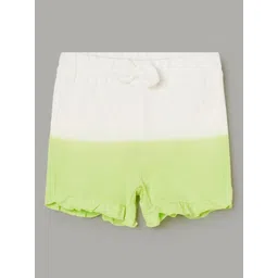 Juniors by Lifestyle Girls Cotton Colourblocked Denim Shorts-picture-14