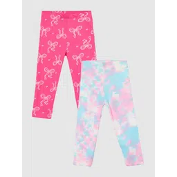 Juniors by Lifestyle Girls Pack of 2 Printed Leggings-picture-23