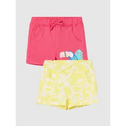 Juniors by Lifestyle Girls Pack of 2 Printed Regular Fit Mid-Rise Shorts-picture-17