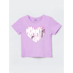 Juniors by Lifestyle Girls Printed Applique T-shirt-picture-42