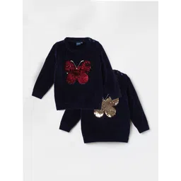 Juniors by Lifestyle Girls Pullover with Embellished Detail-picture-10
