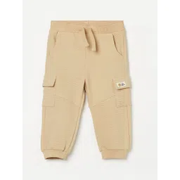 Juniors by Lifestyle Infant Boys Striped Pure Cotton Mid-Rise Cargo Joggers-picture-37