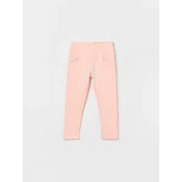 Juniors by Lifestyle Kids Peach Cotton Elastane Jeggings-picture-33