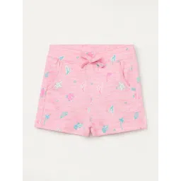 Juniors by Lifestyle Light Pink Printed Regular Fit Shorts-picture-18