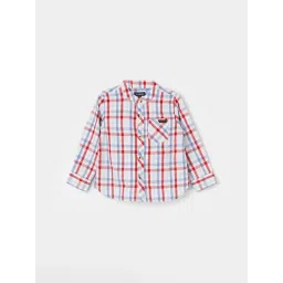 Juniors by Lifestyle Multicolor Cotton Chequered Full Sleeves Shirt-picture-17