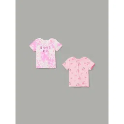 Juniors by Lifestyle Multicolor Printed Top (Pack of 2)-picture-24