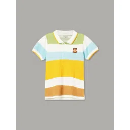 Juniors by Lifestyle Multicolor Striped Polo T-Shirt-picture-25