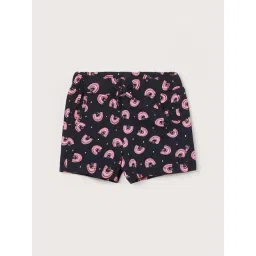 Juniors By Lifestyle Navy Cotton Regular Fit Printed Shorts-picture-13