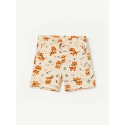 Juniors by Lifestyle Oatmeal Printed Regular Fit Shorts-picture-10