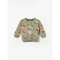 Juniors by Lifestyle Olive Printed Sweatshirt-picture-36
