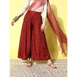 Juniper Ethnic Motifs Printed Ethnic Palazzos-picture-24