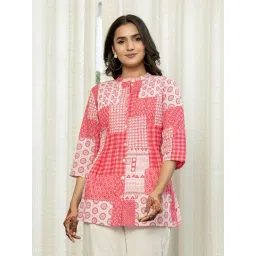 Juniper Pink Cotton Printed Tunic-picture-41