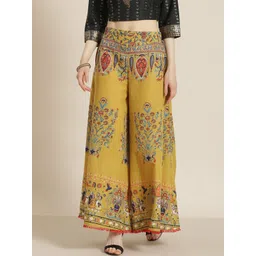 Juniper Women Floral Printed Cotton Ethnic Palazzos-picture-28