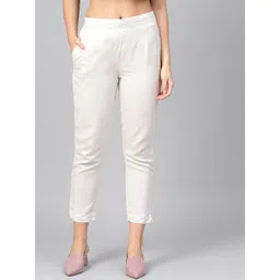 Juniper Women Mid-Rise Relaxed Slim Fit Casual Trousers-picture-28