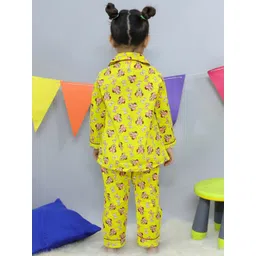 JUNITOS Girls Minnie Mouse Printed Pure Cotton Night suit image 2